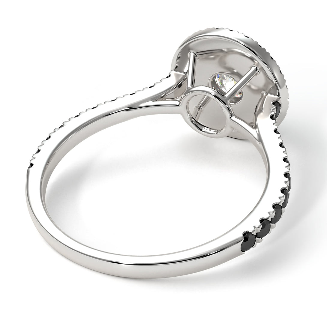 Double Halo Diamond Ring - Zoey No. 36